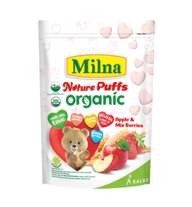 Milna Nature Puffs- Apple and Mix Berries